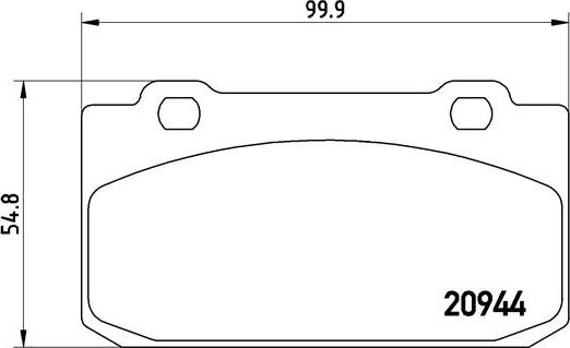 Brembo P 23 027 - Гальмівні колодки, дискові гальма avtolavka.club