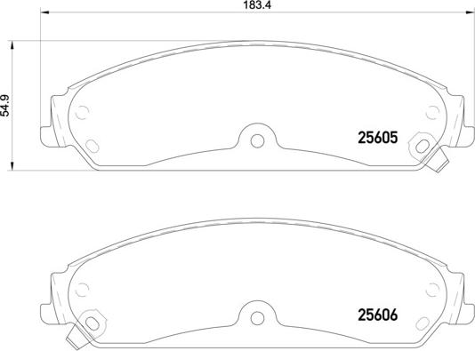 Brembo P 23 149 - Гальмівні колодки, дискові гальма avtolavka.club