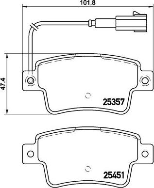 Brembo P 23 142 - Гальмівні колодки, дискові гальма avtolavka.club