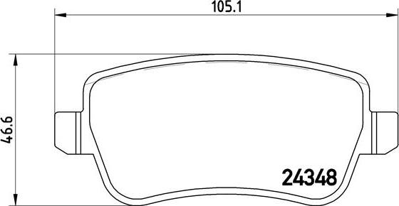 Brembo P 23 101 - Гальмівні колодки, дискові гальма avtolavka.club