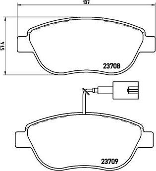 BOSCH 986494464 - Гальмівні колодки, дискові гальма avtolavka.club