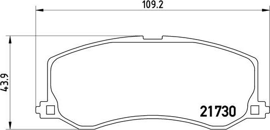 Brembo P 79 004 - Гальмівні колодки, дискові гальма avtolavka.club