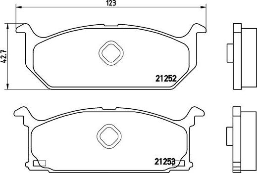 Brembo P 79 003 - Гальмівні колодки, дискові гальма avtolavka.club