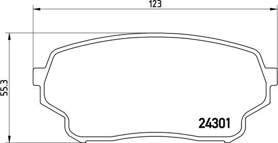 Brembo P 79 019 - Гальмівні колодки, дискові гальма avtolavka.club