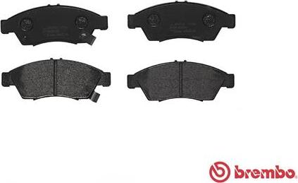 Brembo P 79 014 - Гальмівні колодки, дискові гальма avtolavka.club