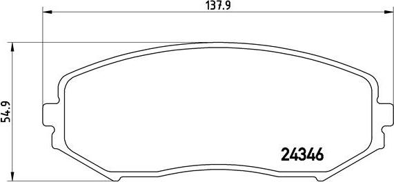 Brembo P 79 018 - Гальмівні колодки, дискові гальма avtolavka.club