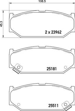 Brembo P 79 031 - Гальмівні колодки, дискові гальма avtolavka.club