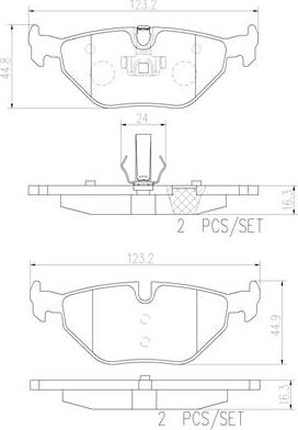 Brembo P71006N - Гальмівні колодки, дискові гальма avtolavka.club