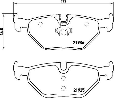 Brembo P 71 006 - Гальмівні колодки, дискові гальма avtolavka.club