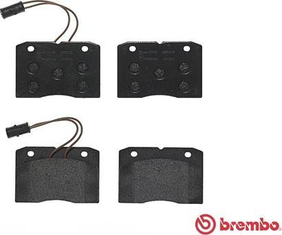 Brembo P A6 009 - Гальмівні колодки, дискові гальма avtolavka.club