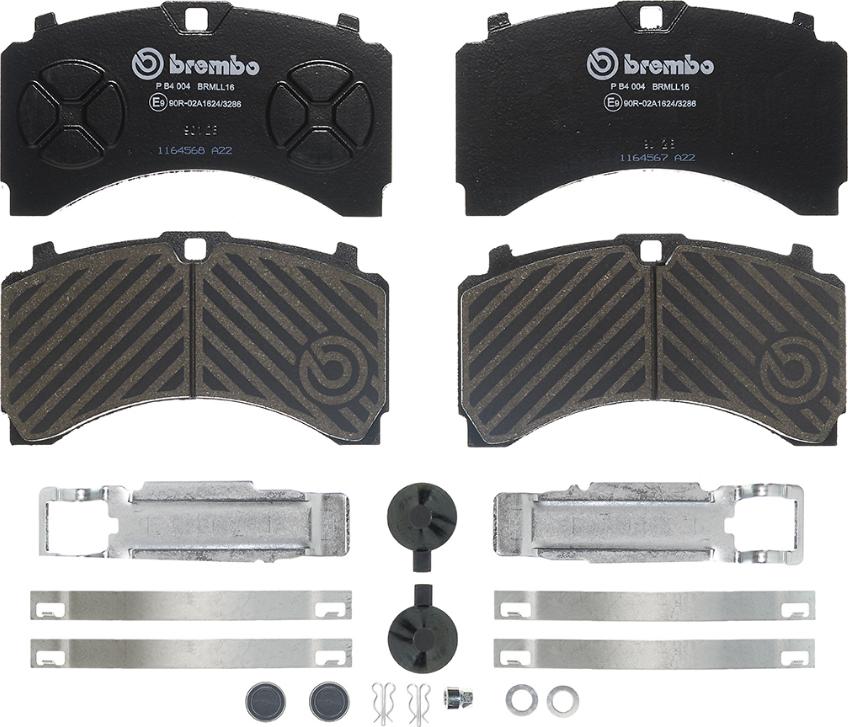 Brembo P B4 004 - Гальмівні колодки, дискові гальма avtolavka.club