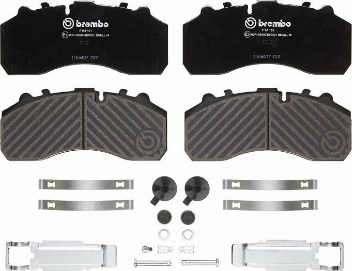 Brembo P B4 101 - Гальмівні колодки, дискові гальма avtolavka.club