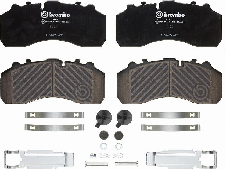 Brembo P B4 301 - Гальмівні колодки, дискові гальма avtolavka.club