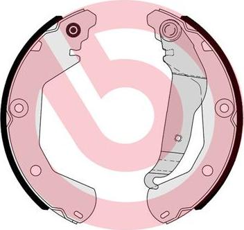 Brembo S 10 518 - Комплект гальм, ручник, парковка avtolavka.club