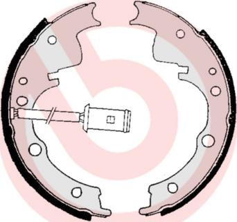 Brembo S A6 505 - Комплект гальм, барабанний механізм avtolavka.club