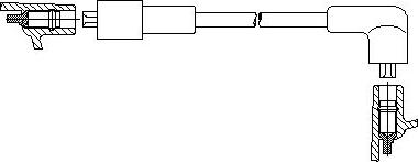 Bremi 433/80 - Провід запалювання avtolavka.club