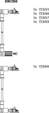 Bremi 600/356 - Комплект проводів запалювання avtolavka.club