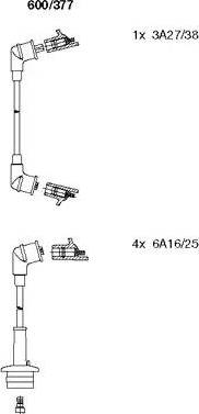 Bremi 600/377 - Комплект проводів запалювання avtolavka.club