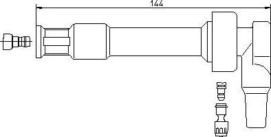 Bremi 13246/5 - Вилка, свічка запалювання avtolavka.club