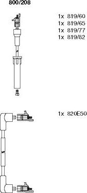 Bremi 800/208 - Комплект проводів запалювання avtolavka.club