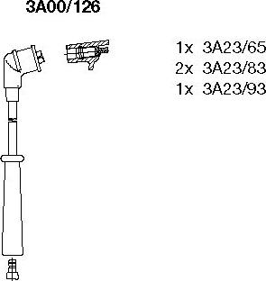 Bremi 3A00/126 - Комплект проводів запалювання avtolavka.club
