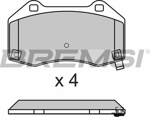 Bremsi BP3675 - Гальмівні колодки, дискові гальма avtolavka.club