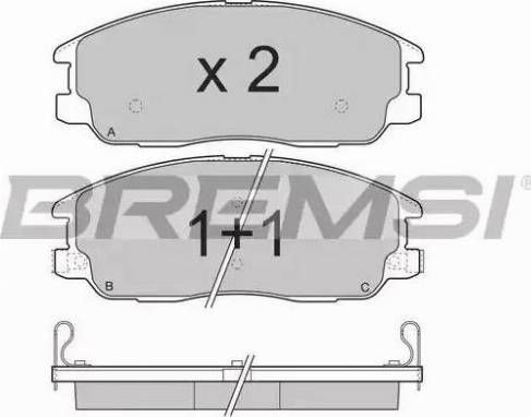 COLDAX CB110943 - Гальмівні колодки, дискові гальма avtolavka.club