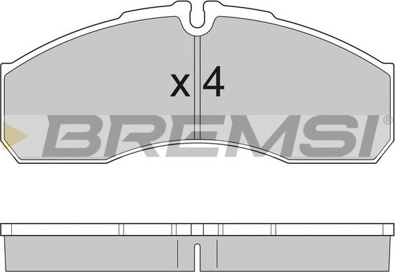 Bremsi BP2952 - Гальмівні колодки, дискові гальма avtolavka.club