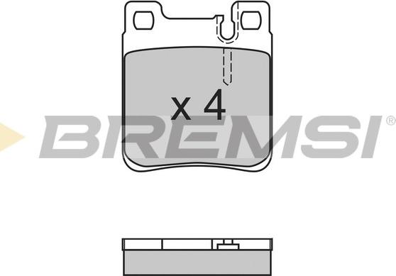 Bremsi BP2653 - Гальмівні колодки, дискові гальма avtolavka.club