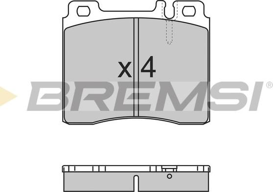 Bremsi BP2657 - Гальмівні колодки, дискові гальма avtolavka.club