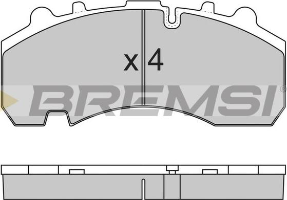 Bremsi BP7314 - Гальмівні колодки, дискові гальма avtolavka.club