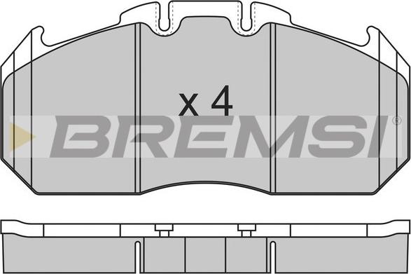 Bremsi BP7310 - Гальмівні колодки, дискові гальма avtolavka.club