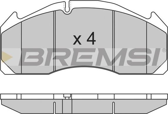 Meritor MDP5058 - Гальмівні колодки, дискові гальма avtolavka.club