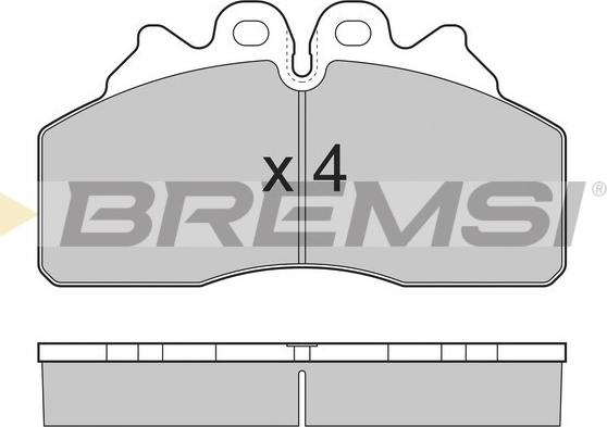 Bremsi BP7325 - Гальмівні колодки, дискові гальма avtolavka.club