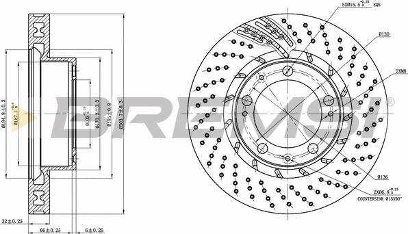 Bremsi CD7592VLS - Гальмівний диск avtolavka.club