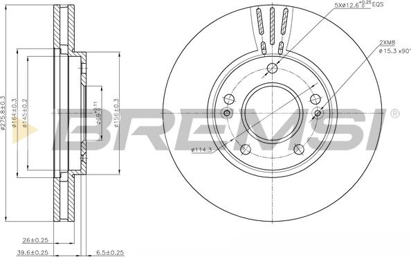 Bremsi CD7786V - Гальмівний диск avtolavka.club