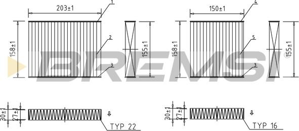 Bremsi FC0166A - Фільтр, повітря у внутрішній простір avtolavka.club