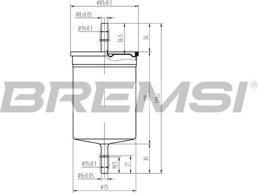 Bremsi FE0394 - Паливний фільтр avtolavka.club