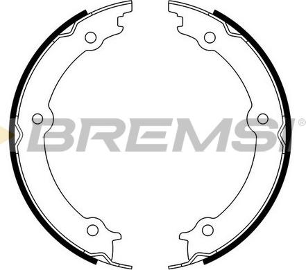 Bremsi GF4908 - Комплект гальм, ручник, парковка avtolavka.club