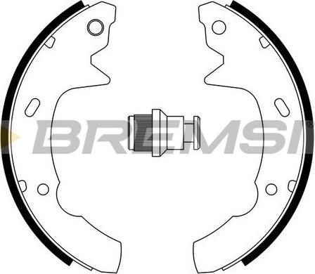 Bremsi GF4599 - Комплект гальм, барабанний механізм avtolavka.club