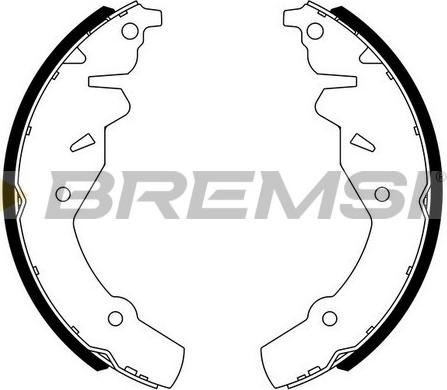 Bremsi GF4520 - Комплект гальм, барабанний механізм avtolavka.club