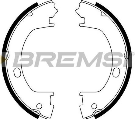 Bremsi GF4643 - Комплект гальм, ручник, парковка avtolavka.club