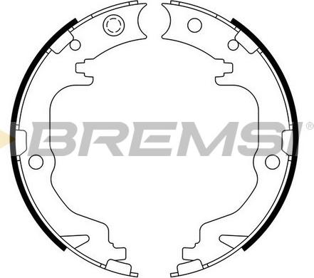 Bremsi GF4886 - Комплект гальм, ручник, парковка avtolavka.club
