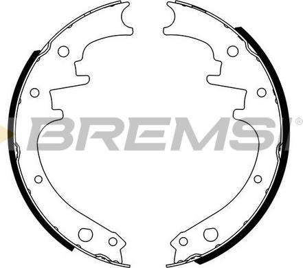 Bremsi GF4263 - Комплект гальм, барабанний механізм avtolavka.club