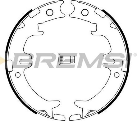 Bremsi GF0964 - Комплект гальм, ручник, парковка avtolavka.club