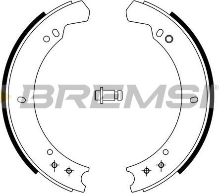 Bremsi GF0434 - Комплект гальм, барабанний механізм avtolavka.club