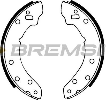 Bremsi GF0430 - Комплект гальм, барабанний механізм avtolavka.club