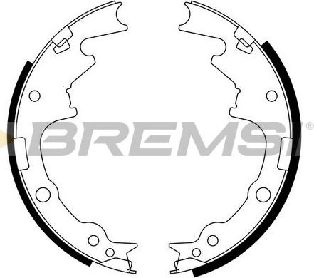 Bremsi GF0420 - Комплект гальм, барабанний механізм avtolavka.club