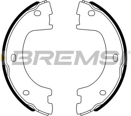 Bremsi GF0560 - Комплект гальм, ручник, парковка avtolavka.club