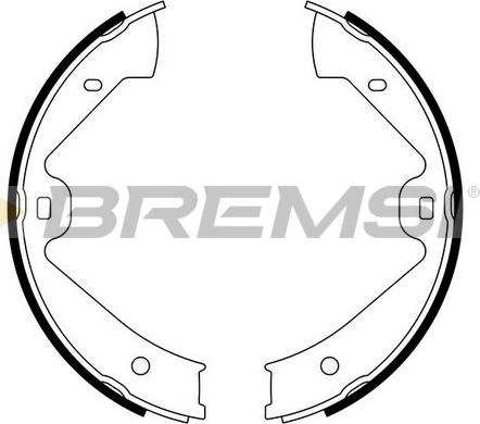Bremsi GF0562 - Комплект гальм, ручник, парковка avtolavka.club